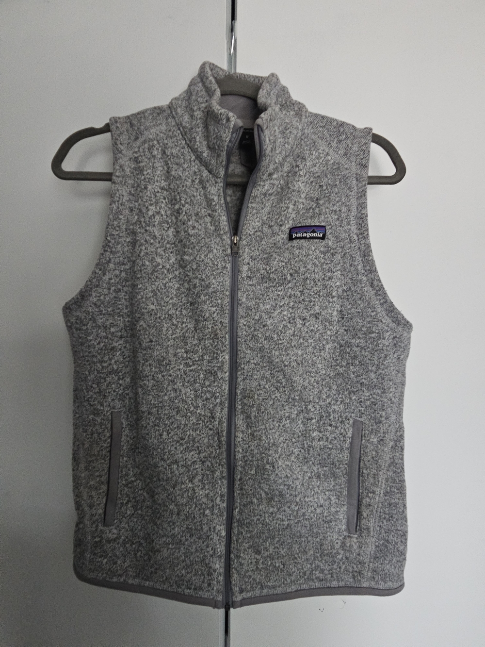Patagonia Gray Heather Fleece Vest - Women's